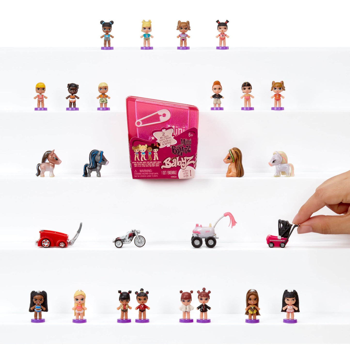 Mini Bratz Babyz Collectible Figures - Two Mini's Per Pack